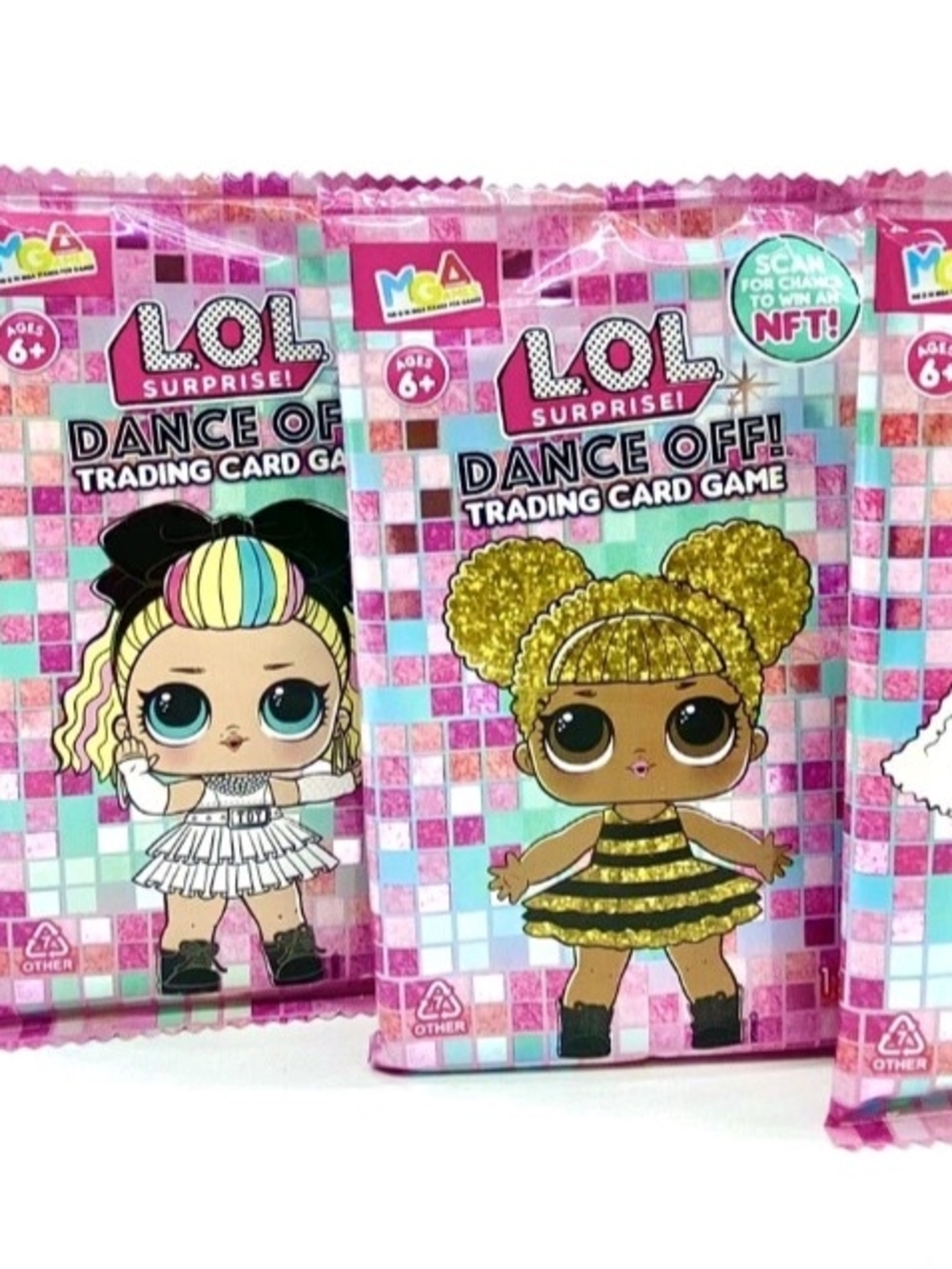 LOL Surprise! Dance Off! Card Game  Full Art Set 4X Sealed Packs